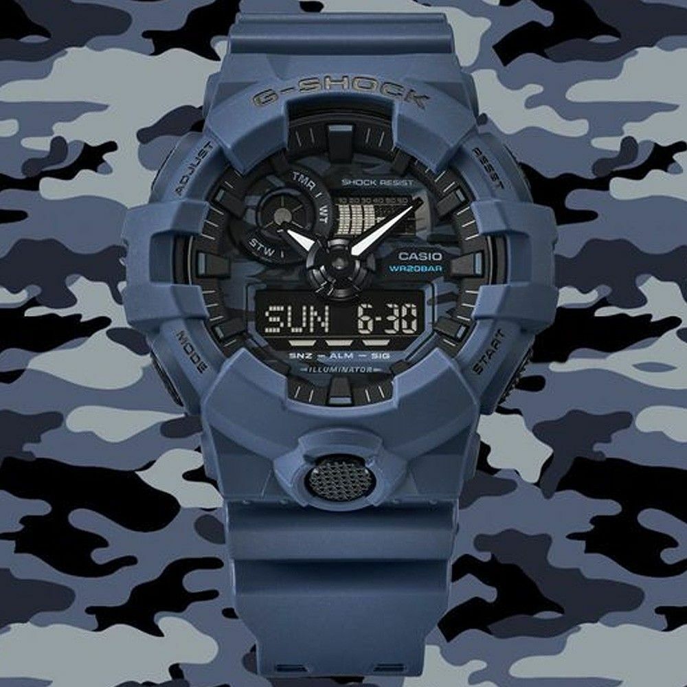 Casio G-Shock GA-700CA-2A 手錶 (香港行貨)