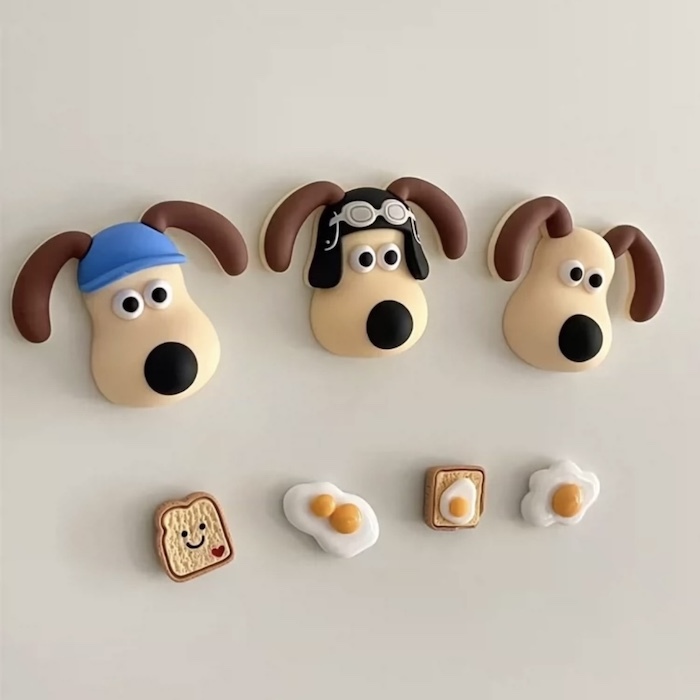 《42738》掌門狗質感立體磁鐵