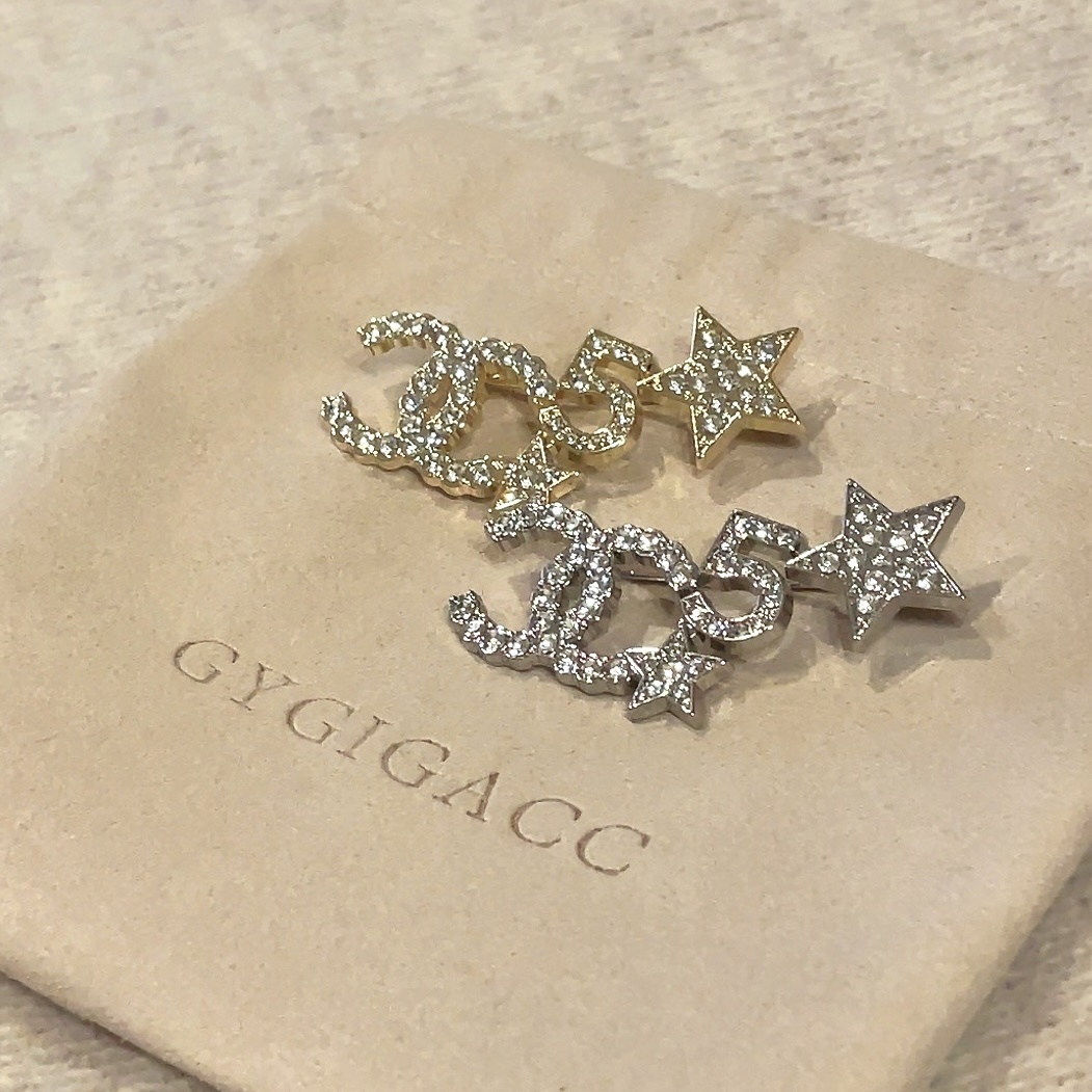 18k 夢幻星空鑽5號定製胸針