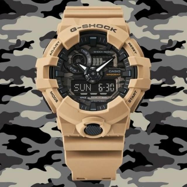 Casio G-Shock GA-700CA-5A 手錶 (香港行貨)