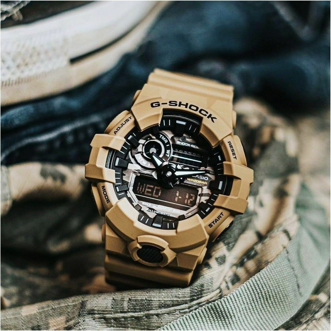 Casio G-Shock GA-700CA-5A 手錶 (香港行貨)