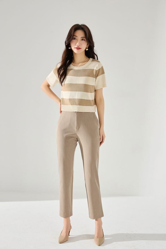 口袋九分西裝褲 三色