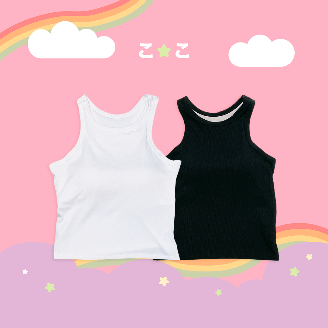 \ Bra Top / 削肩胸墊背心