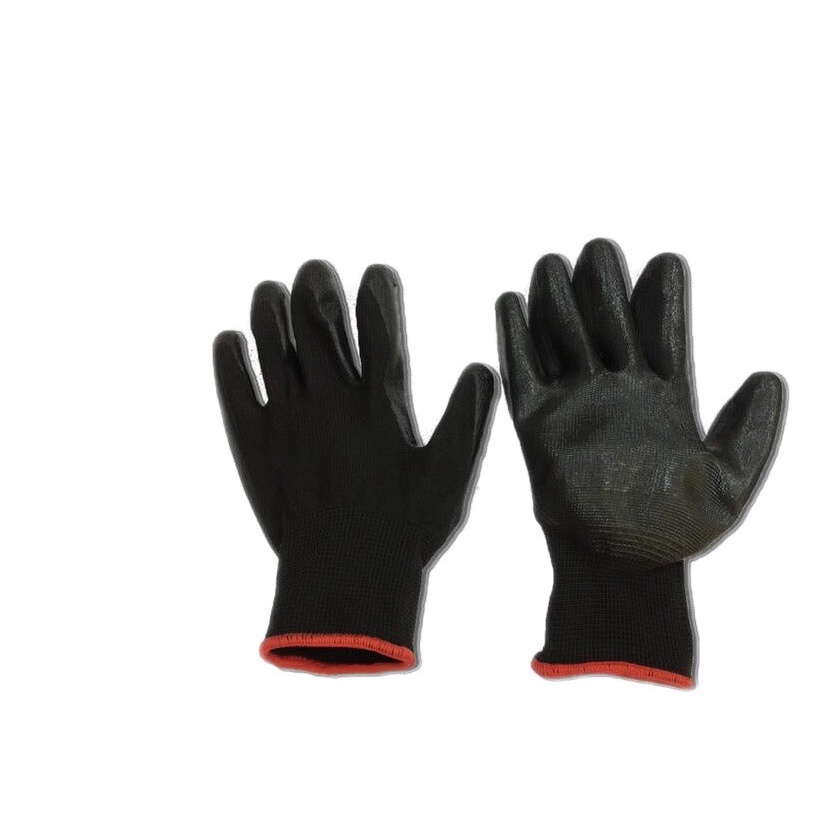 附發票｜A01HD防滑手套｜ 防割耐磨丁腈手套 工作手套 耐油防滑 浸膠尼龍工地手套 非3m