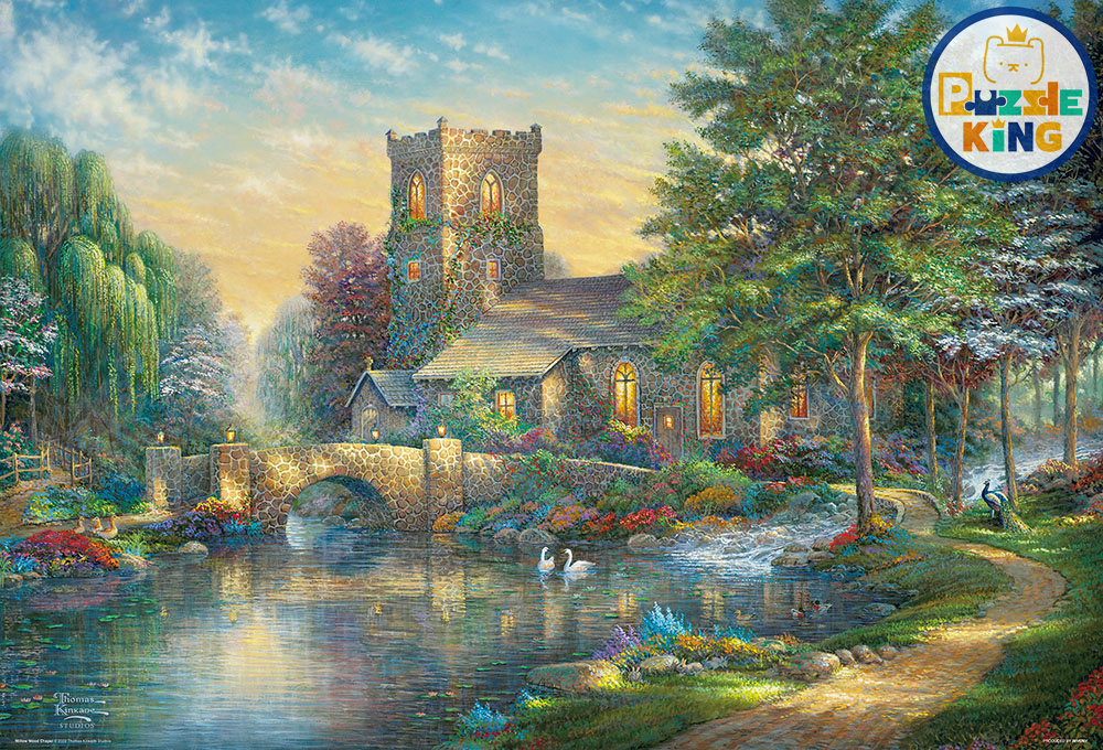 柳木教堂 (畫布紋理)