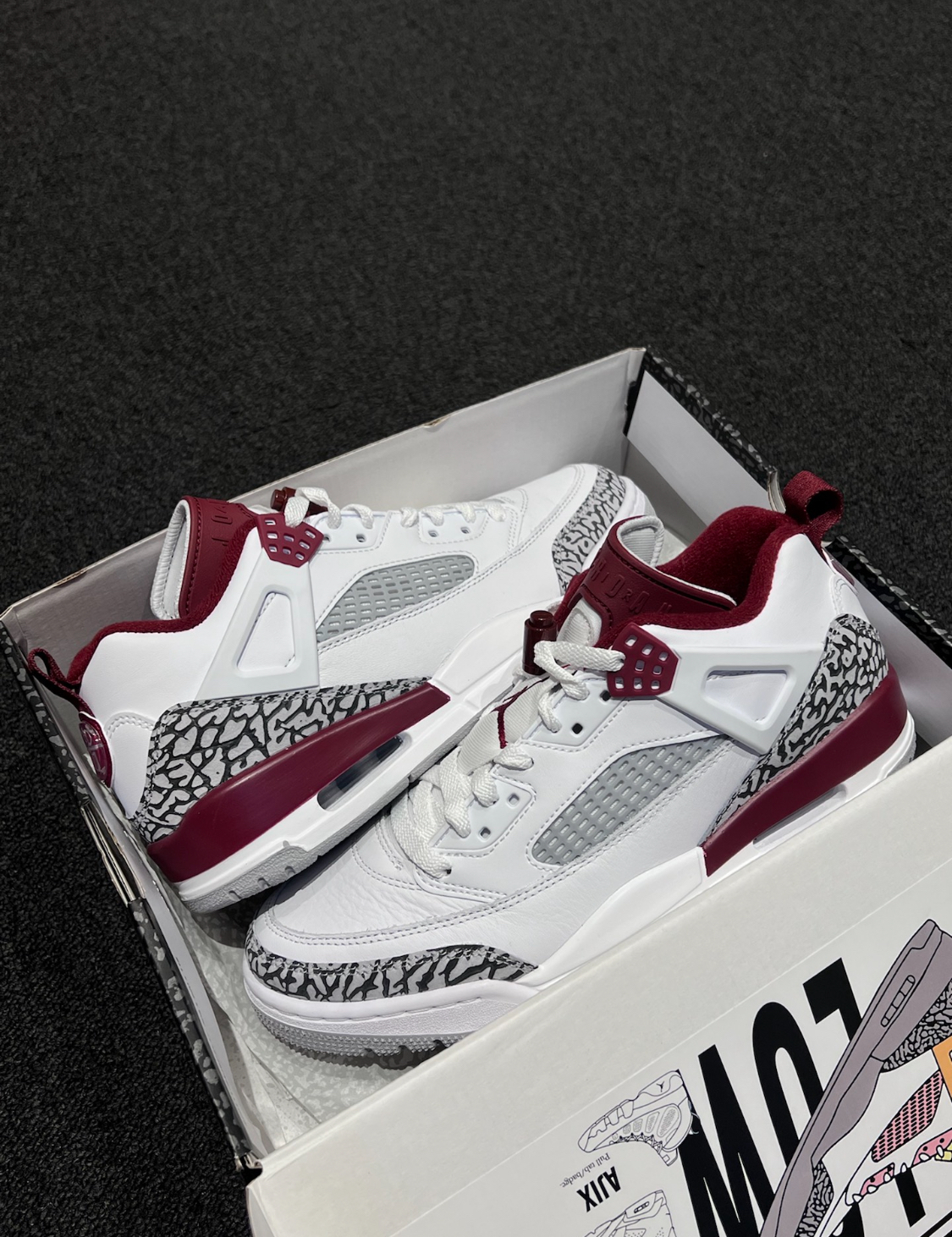 【Focus Store】現貨秒發 Nike Air Jordan Spizike Low 'Team Red' 酒紅 爆裂紋 FQ1759-106