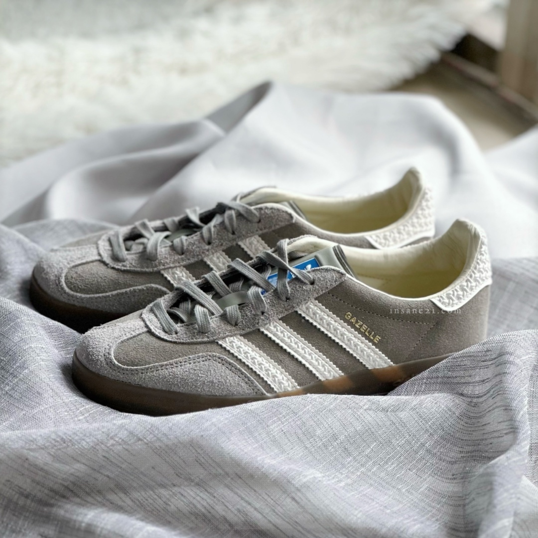 ADIDAS ORIGINALS GAZELLE INDOOR 復古 麂皮 鐵灰 IF1807