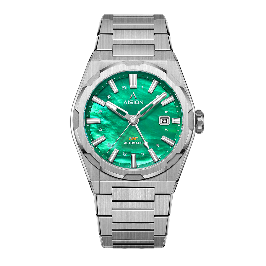 HANG GMT - Green MOP Dial