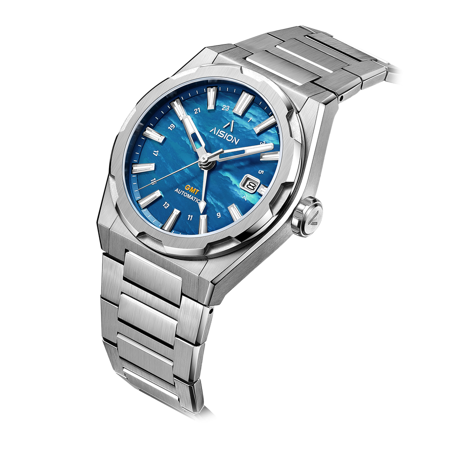 HANG GMT - Blue MOP Dial