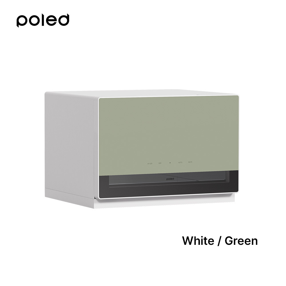 Poled PIXEL UV LED Sterilizing Dryer (White/green)