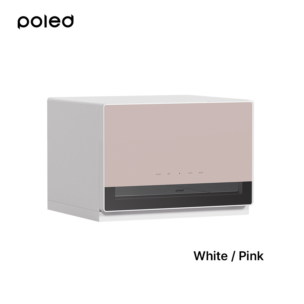 Poled PIXEL UV LED Sterilizing Dryer (white/pink)