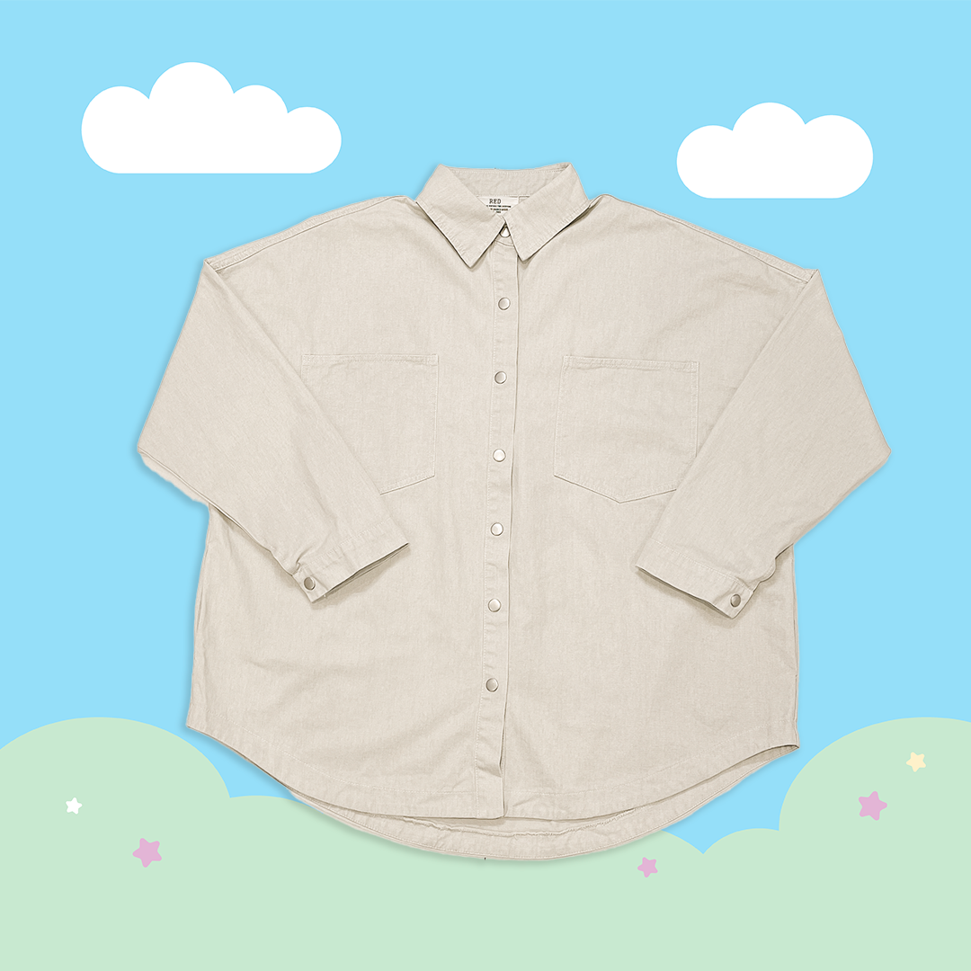 こ♡こ 高磅大口袋質感襯衫