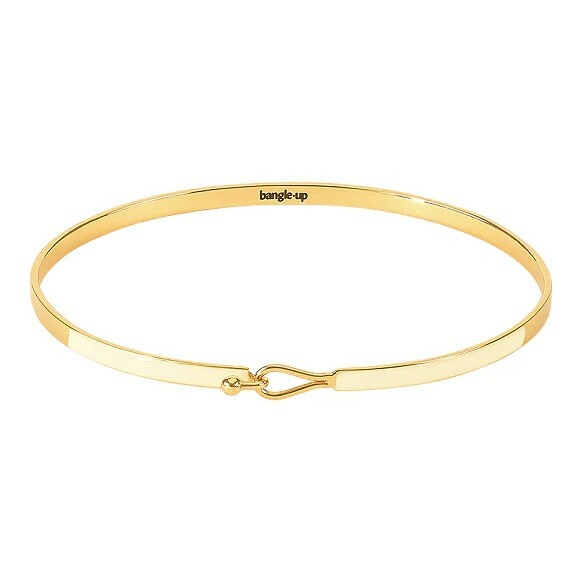 1BU1003-121 [BANGLEUP] Lily Bracelet Sand White #BUP10-LIL-BFA03 (A-K11-E)