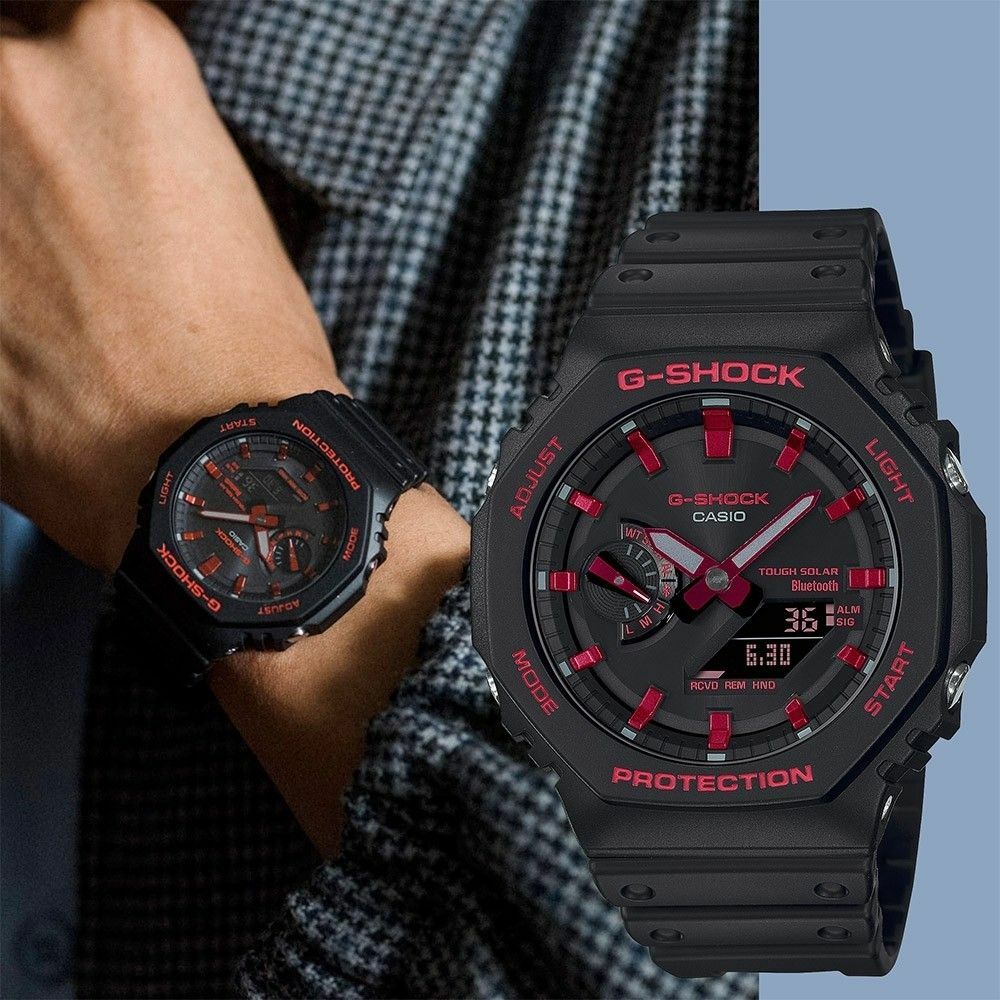 Casio G-Shock GA-B2100BNR-1A 太陽能 藍芽 手錶 (香港行貨)