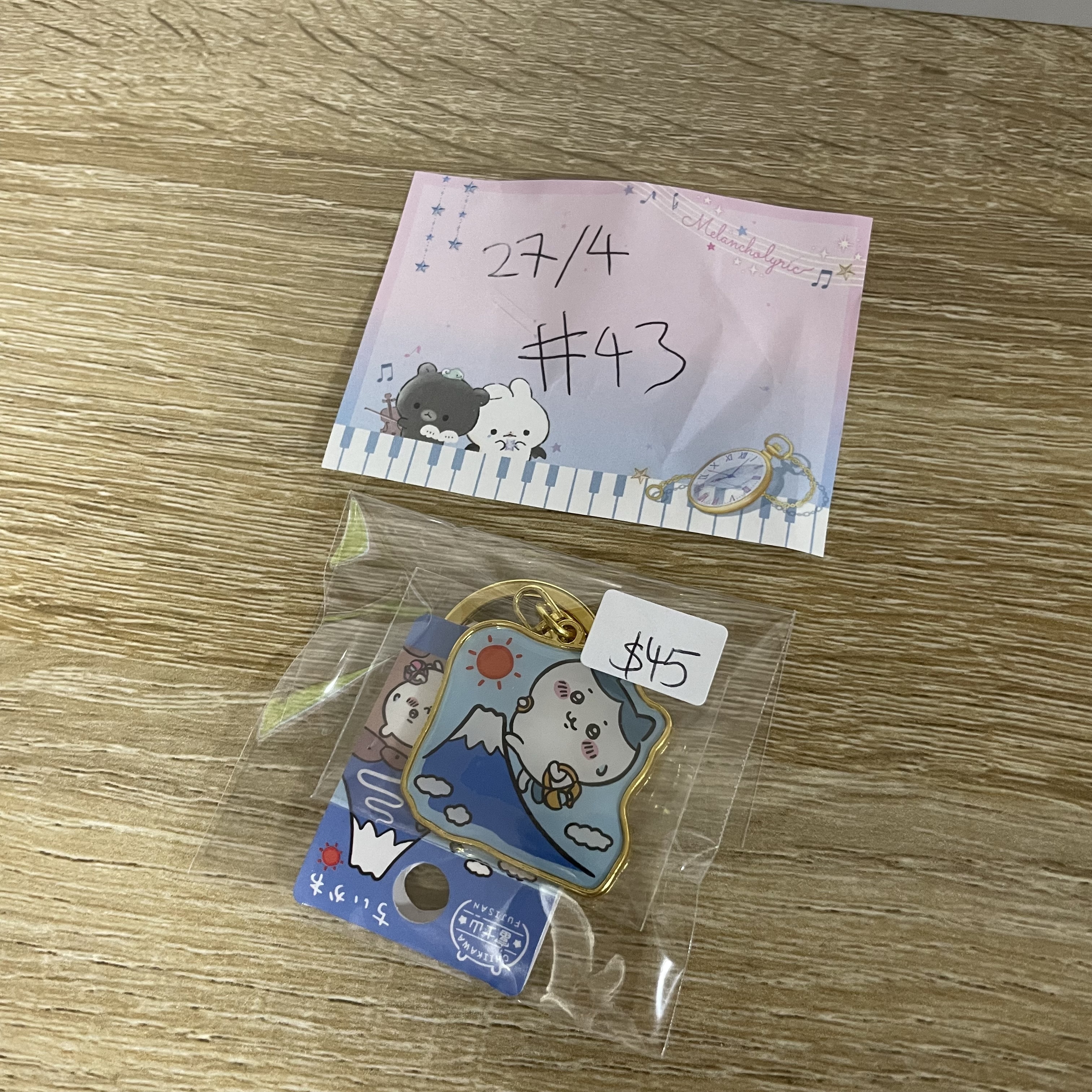 CHIIKAWA  八字貓 掛件#43