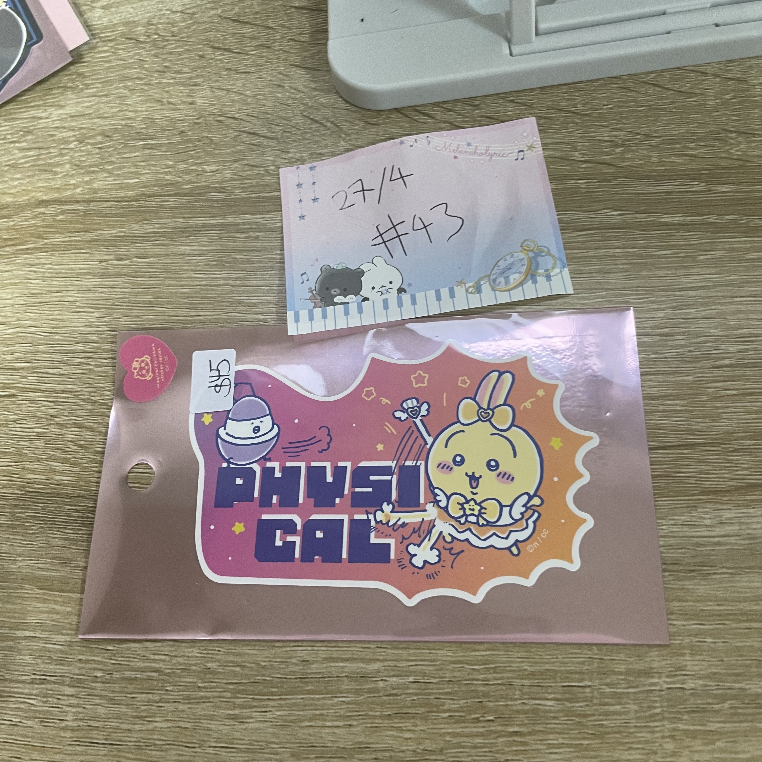 CHIIKAWA 兔兔 貼紙#43