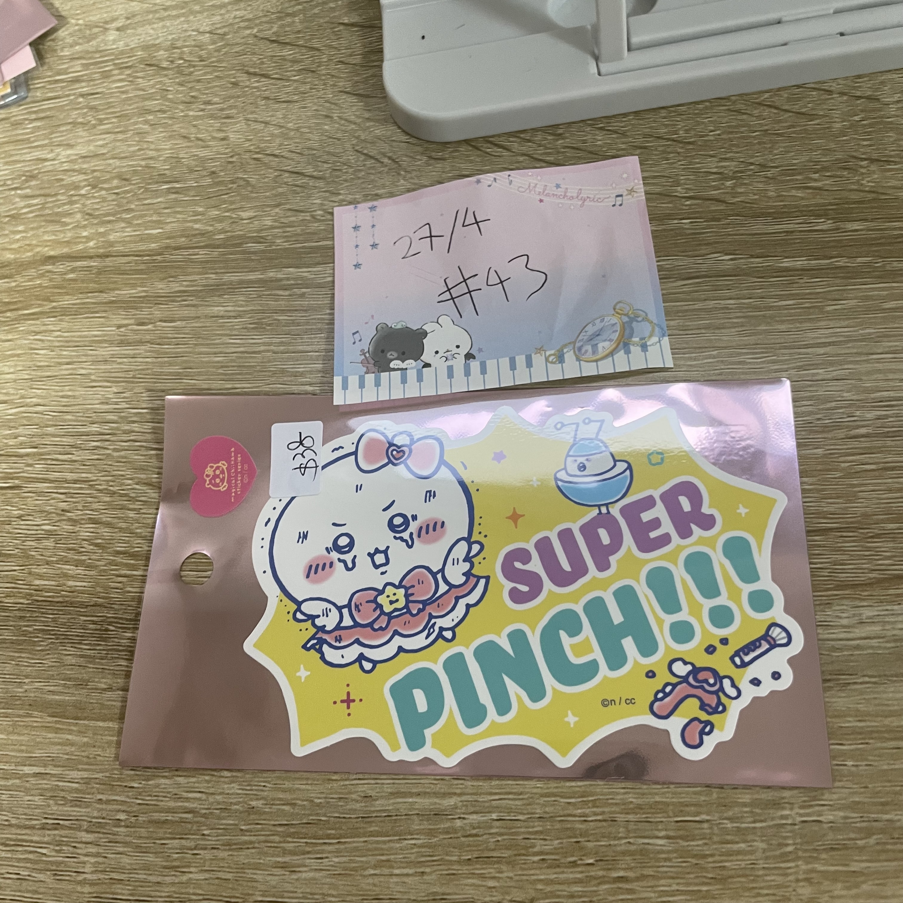 CHIIKAWA  小可愛 貼紙#43