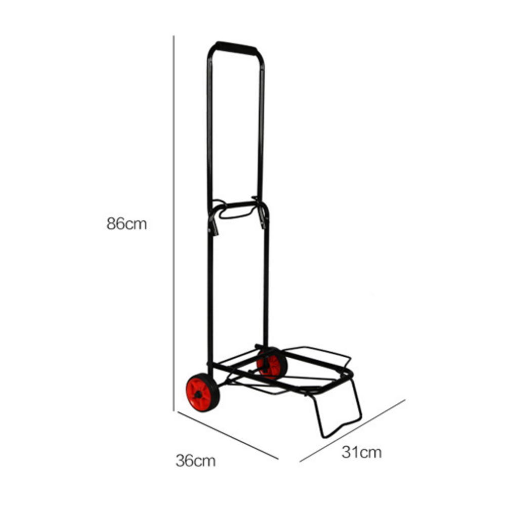附發票｜GG-XH摺疊式手拉車｜大輪子 耐重30KG 加送綑綁帶 載貨推車 2輪折疊推車 折疊 推車