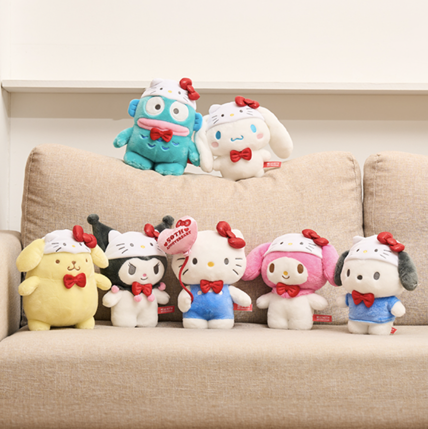 韓國版 HelloKitty 50週年限量版紀念公仔