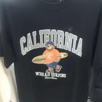 [S] WHO.A.U STEVE PHOTO T-SHIRT,BLACK,, WHRPE2424U-02-BLACK (SWAU323)