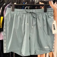 [S] DKNY SMALL LOGO PATCH WITH SIDE LOGO SHORTS,MINRL BLUE, DBSDS018-2L1 [FINAL SALE] (SD930)