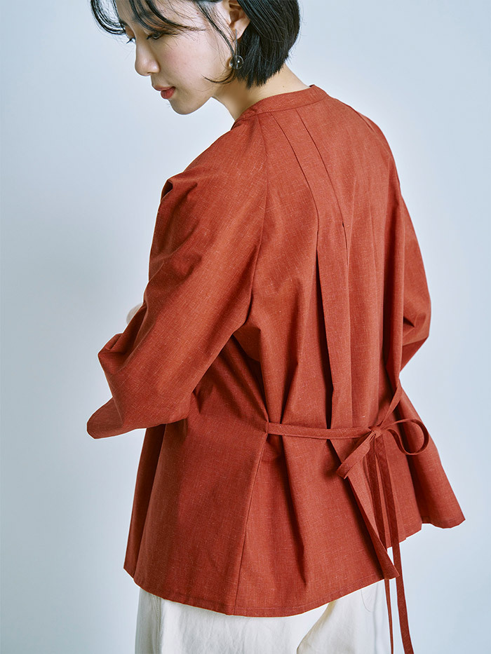 立夏七分袖上衣-山茱萸
