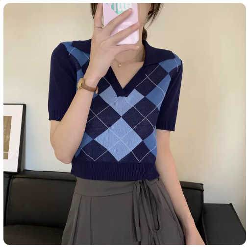 Summer Crop Shirt Women's (Bolan Shirt) (M-Size)
