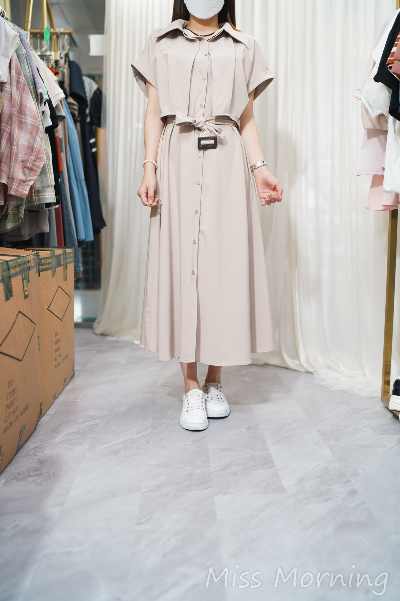 假兩件款連身裙(13869)