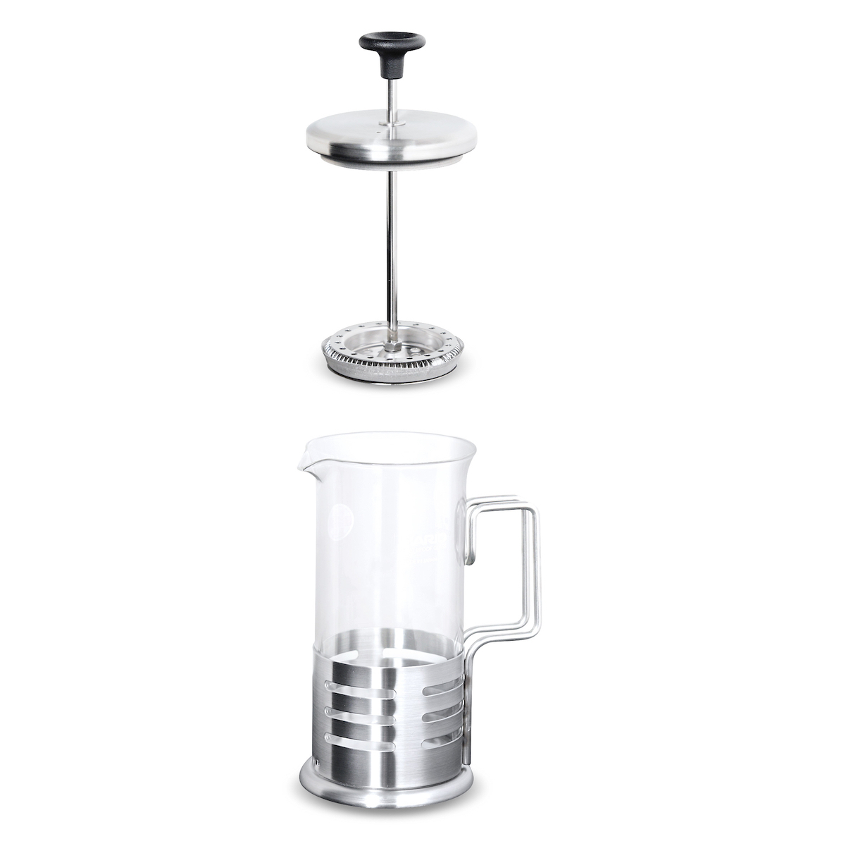 日本HARIO 2杯裝壓濾式玻璃咖啡壺 -THJN-2HSV