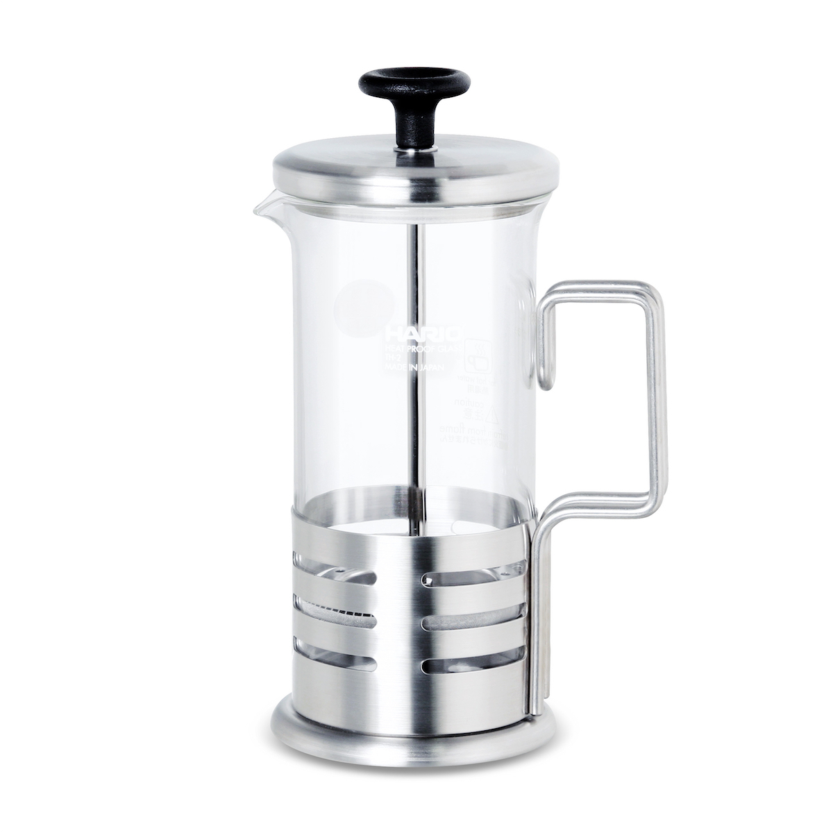 日本HARIO 2杯裝壓濾式玻璃咖啡壺 -THJN-2HSV