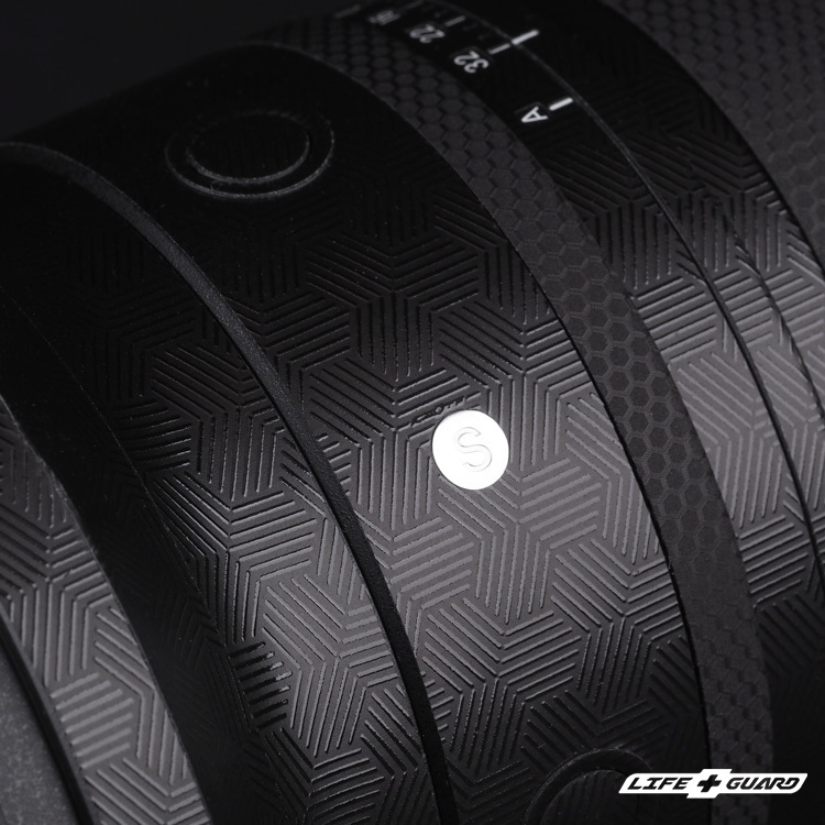 LIFE+GUARD 鏡頭貼膜安裝示意，適用 SIGMA 500mm F5.6 DG DN