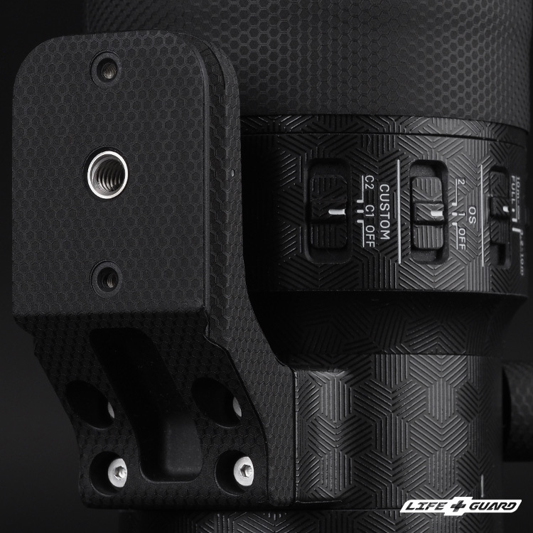 LIFE+GUARD 鏡頭貼膜安裝示意，適用 SIGMA 500mm F5.6 DG DN