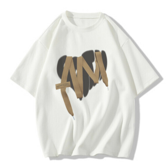 Summer Loose Hong Kong Flavor Short Sleeve T (White) [Size: S-2XL] [Contact Customer Service to Confirm Shipping Size after Placing an Order]