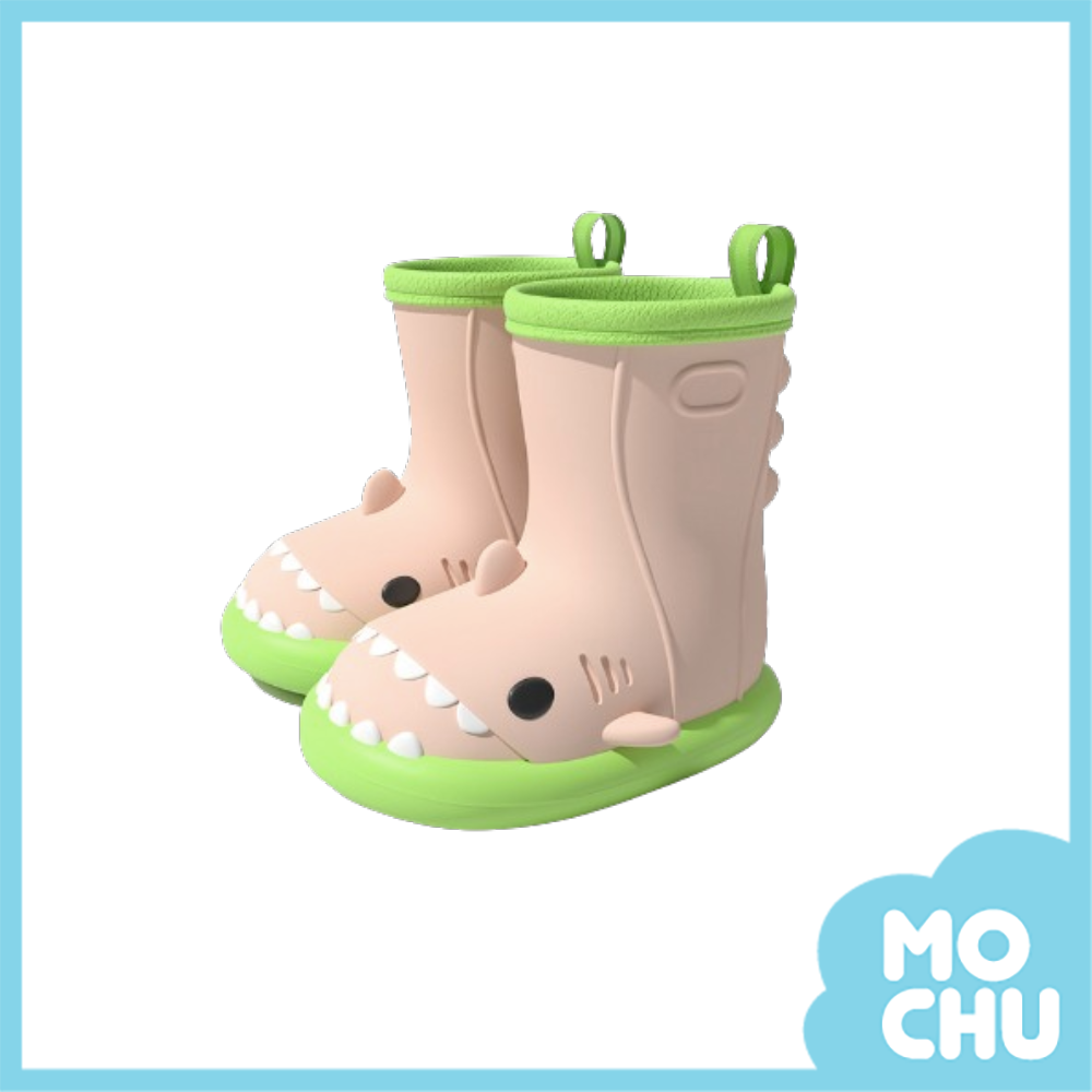 鯊魚咬咬雨鞋-非束口(三色)