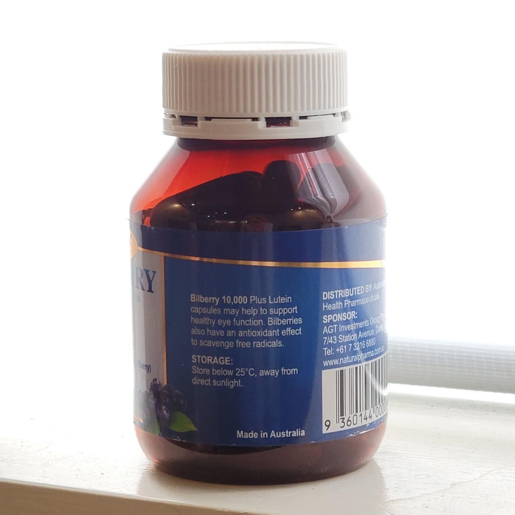 澳洲 Biosis  高濃度 山桑子 10000mg  (葉黃素添加) 護目靈 60粒