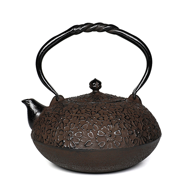 【金秀堂】平丸櫻 鐵壺1.4L