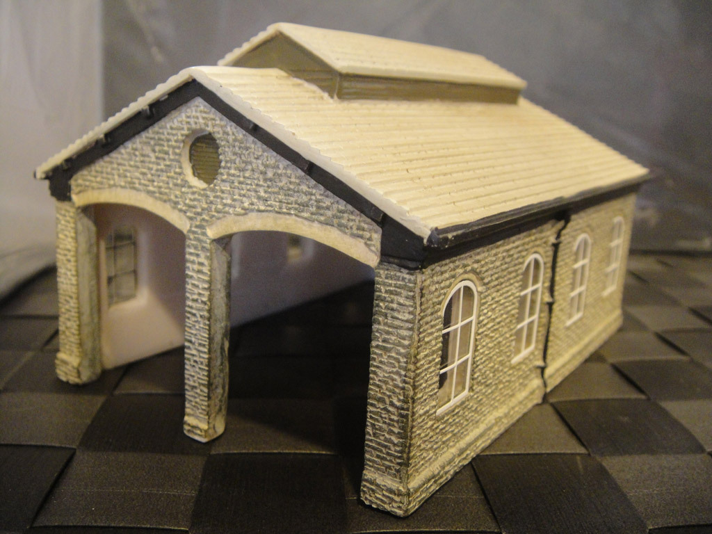 Hornby N8850 N規 Lyddle End East 車庫.完成品