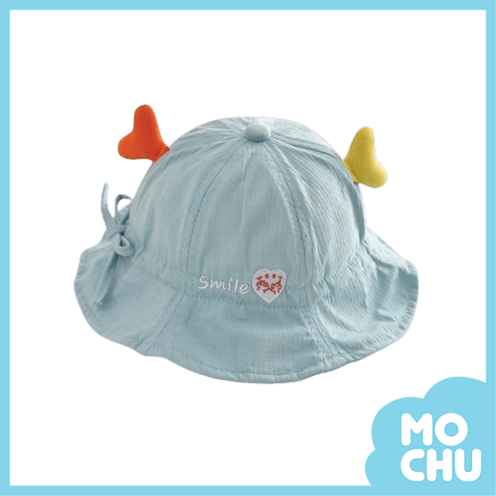 小字母愛心薄布帽