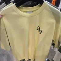 [S] ADLV BIG NEW SYMBOL PRINTING SHORT SLEEVE T-SHIRT,YELLOW, ADLV23FW-SSLSMP-YLW (SAV298)
