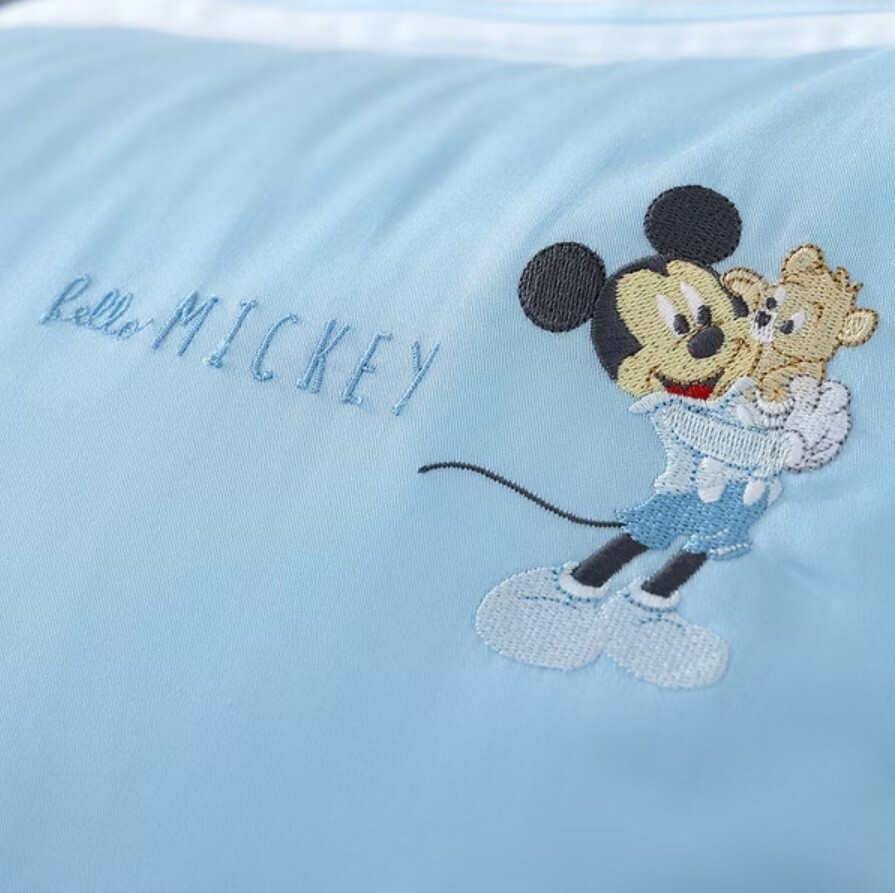 迪士尼床包兩用被組 | 萊賽爾天絲 精梳棉 | 野餐奇遇記 好友款 藍