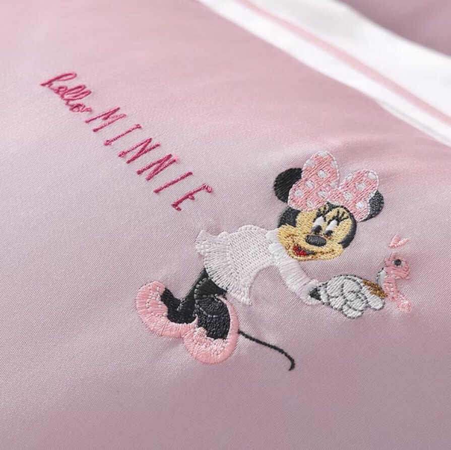 迪士尼床包兩用被組 | 萊賽爾天絲 精梳棉 | 野餐奇遇記 好友款 粉