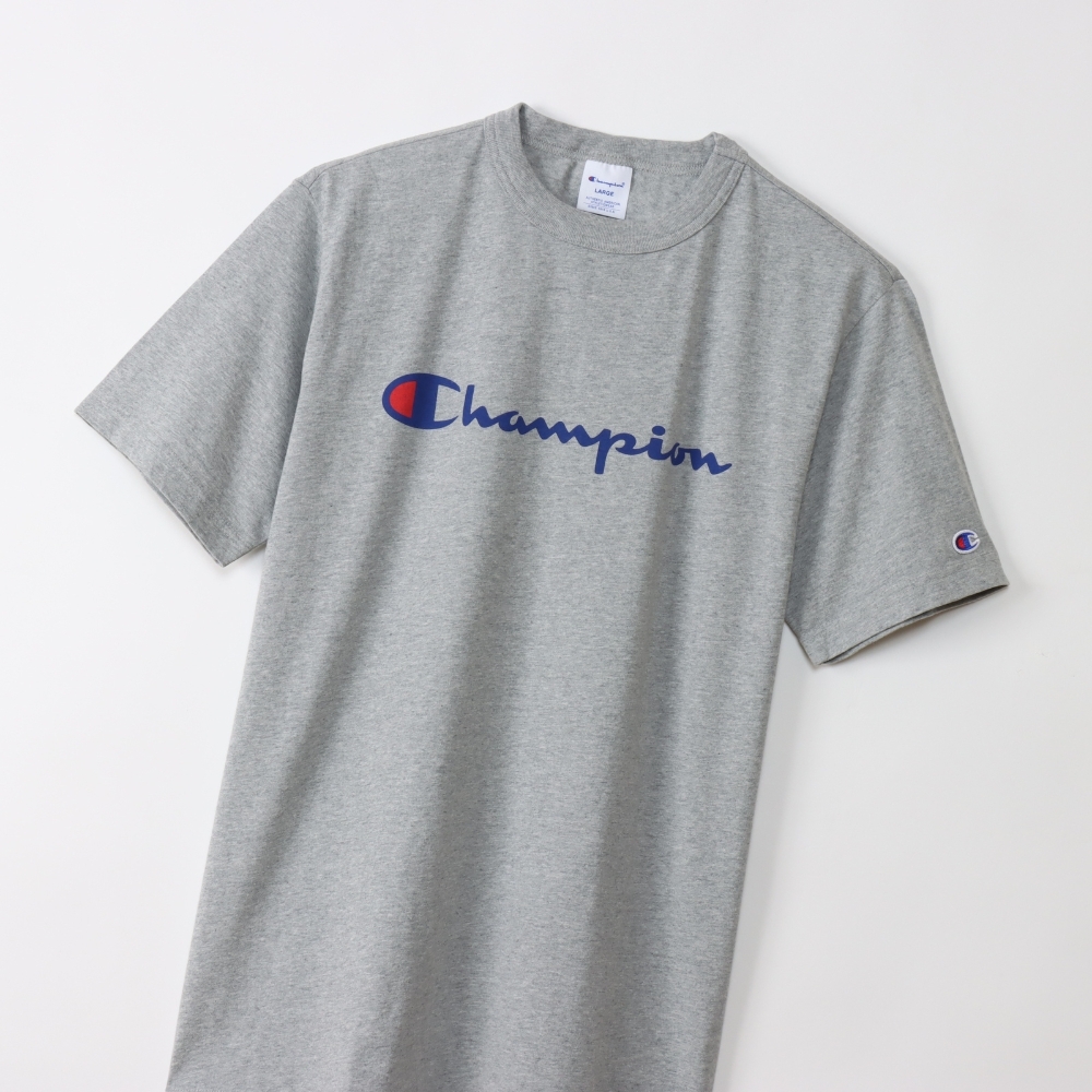 男款-BASIC 經典再現 LOGO 短TEE-灰色（C3-X353-070）