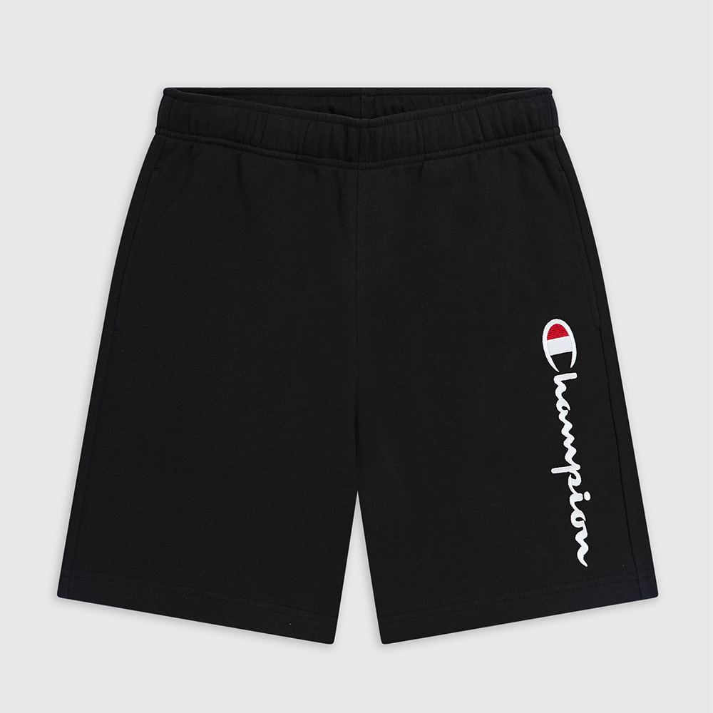 男款 -LEGACY休閒 側邊LOGO 百慕達短褲-黑色（219904-KK001）