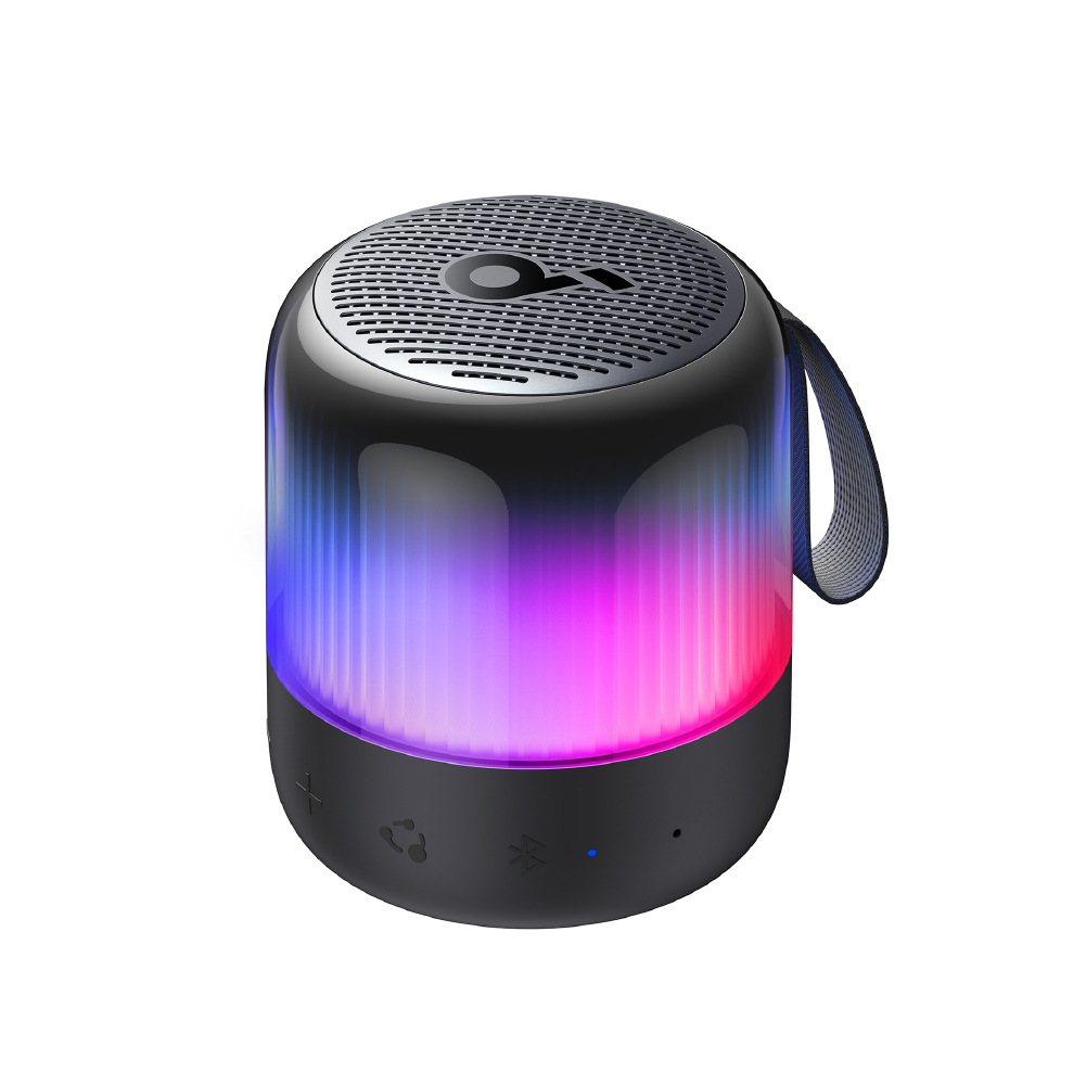 福利品出清【Anker】Soundcore Glow Mini 炫彩防水可攜式藍牙喇叭