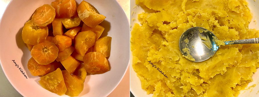 天時莓果-酪梨地瓜蝦鬆-步驟3.4