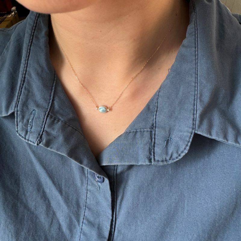 【me.luxe】K10拉利馬鑽石鍊