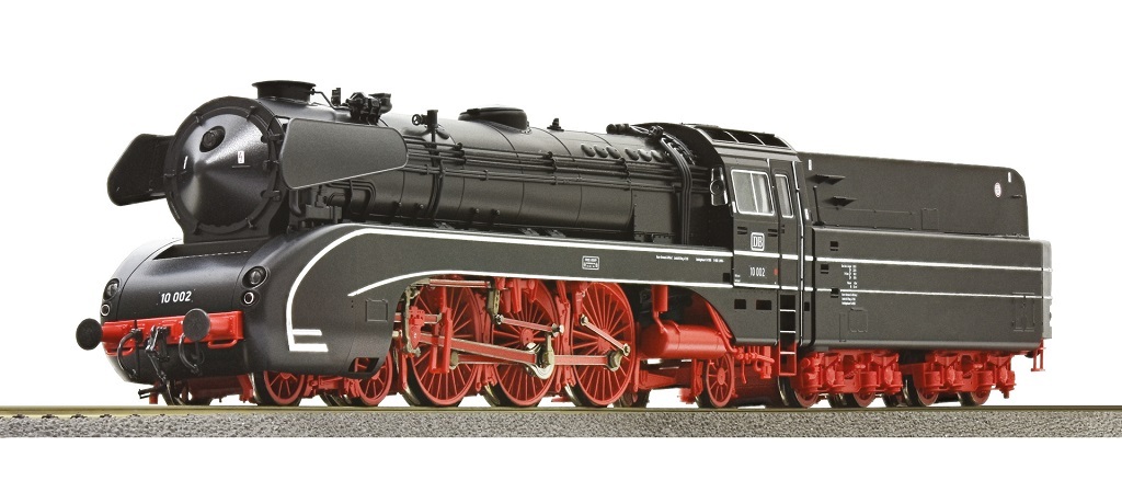 Roco 70191 HO規 Class 10, DB 黑天鵝 數位音效同步冒煙蒸汽車.也有向下冒煙