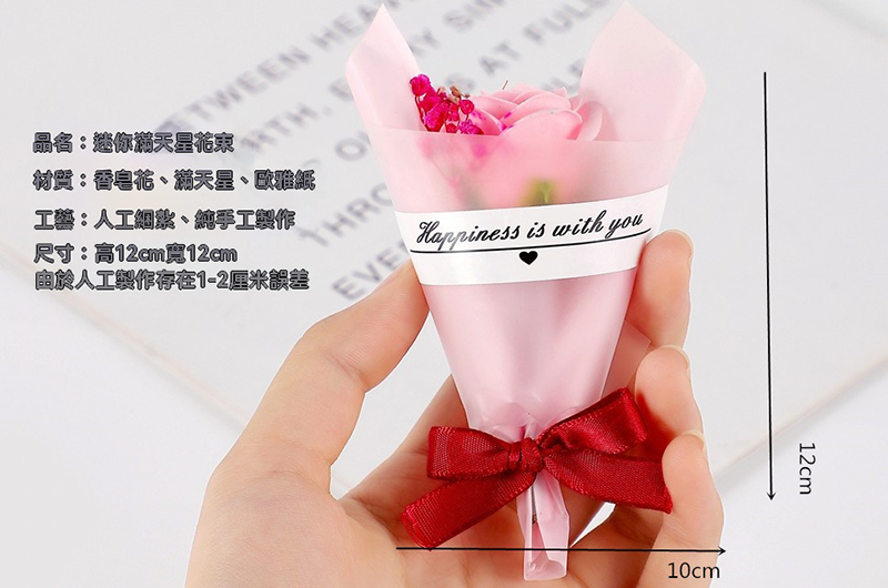 迷你滿天星乾花花束 AD1224