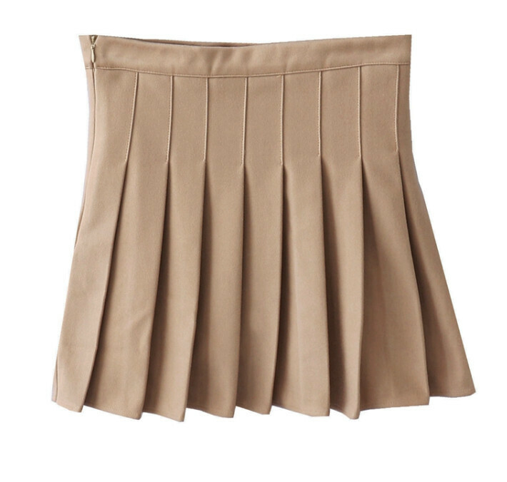 Hot selling woolen skirt [khaki] [S-XL] (please contact customer service to confirm the delivery size after placing the order)