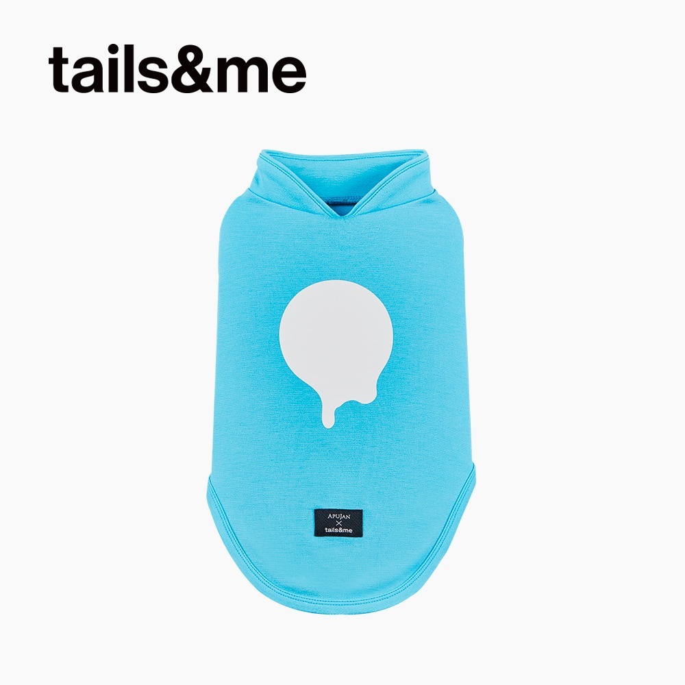 tails&me 尾巴與我｜APUJAN尾巴探險記 墨點高領背心—藍